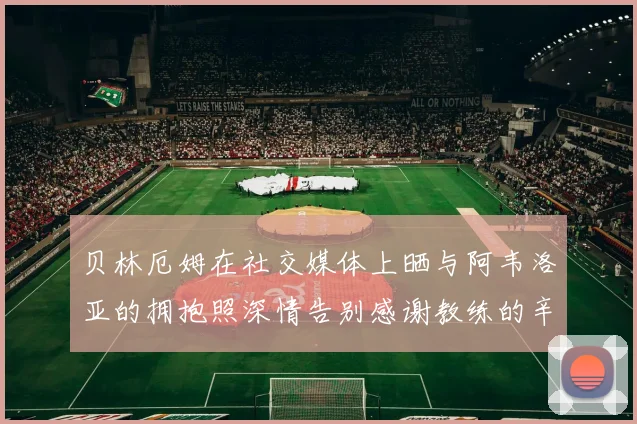 贝林厄姆在社交媒体上晒与阿韦洛亚的拥抱照深情告别感谢教练的辛勤付出